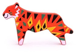 Bajo figurine animal tigre - jouet éducatif en carton