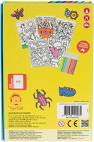 Tiger Tribe kleurboek Kleuren Op Nummer incl. stiften - Regenboog Tuin