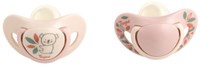 Tigex sucettes silicone Smart Planet 2 pièces 6-18 mois rose-2
