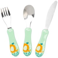 Tigex set de couverts inox pour enfants - coloré et ergonomique
