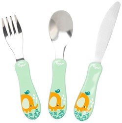 Tigex set de couverts inox pour enfants - coloré et ergonomique