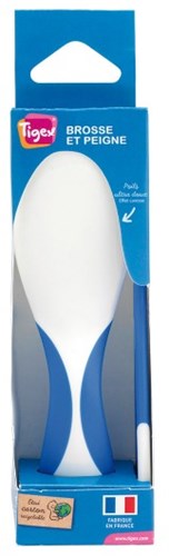 Tigex set de soin bébé brosse et peigne - coloré et doux-2