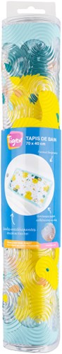 Tigex tapis de bain canard - tapis antidérapant bébé 69x39 cm caoutchouc