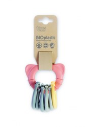 Dantoy anneaux de dentition jouet bébé BIOplastique couleurs pastel 7 pièces