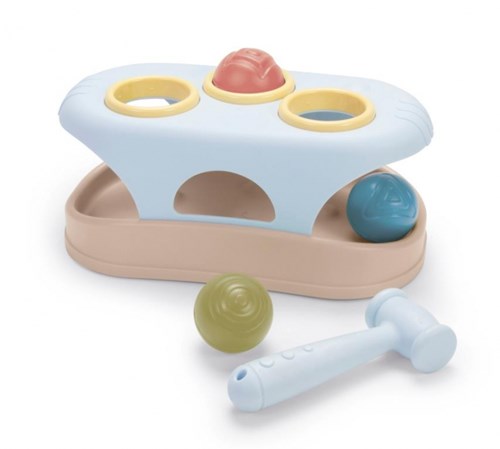 Dantoy banc à marteler bioplastique jouet durable 5 pièces