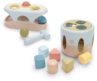 Dantoy banc à marteler bioplastique jouet durable 5 pièces-3