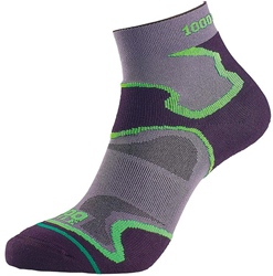 1000 Mile chaussettes de sport homme Fusion Anklet gris-vert taille 43-46