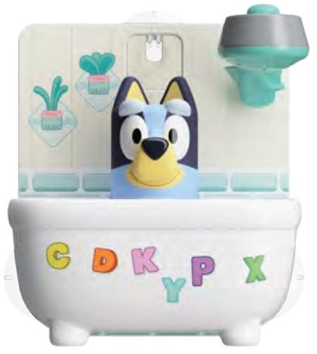 Tomy jouet de bain Bluey douche et plaisir de lavage avec ventouses