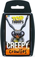Winning Moves jeu de cartes TOP TRUMPS Creepy Crawlies éducatif multicolore