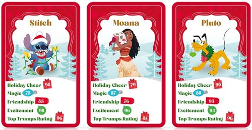 Winning Moves jeu de cartes Disney Noël - jeu éducatif - jeu de cartes-2