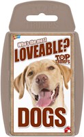 Winning Moves jeu de cartes chiens Top Trumps jeu éducatif anglais