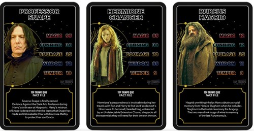 Harry Potter jeu de cartes Top Trumps Heroes of Hogwarts - cartes à jouer-2