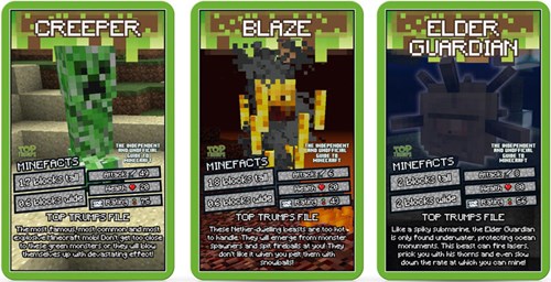 Winning Moves jeu de cartes Minecraft - Top Trumps Guide Non Officiel-2
