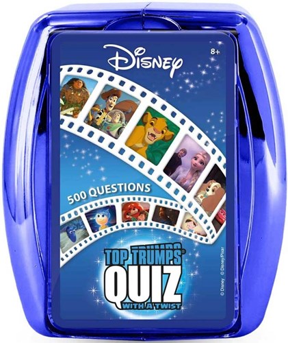 Winning Moves jeu de cartes quiz Disney - jeu éducatif Disney