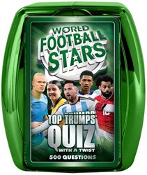 Winning Moves jeu de cartes Top Trumps Quiz Stars du Football Mondial jeu de football