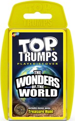 Winning Moves cartes à jouer Wonders of the World - Jeu de cartes Top Trumps