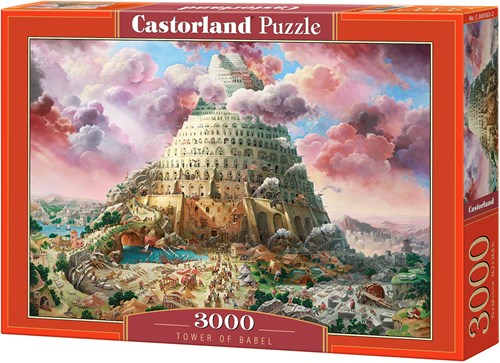 Castorland puzzle Tour de Babel - 3000 pièces puzzle-2