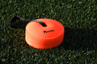 Precision plots d'entraînement plats orange lot de 40 marqueurs sportifs