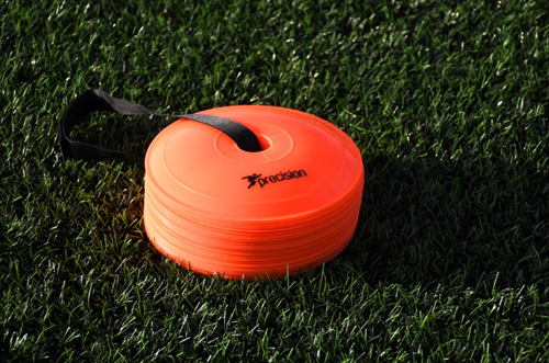 Precision plots d'entraînement plats orange lot de 40 marqueurs sportifs