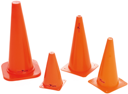 Precision cônes d'entraînement orange lot de 4 - 9 pouces