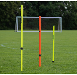 Precision poteaux d'entraînement réglables - lot de 12 - accessoire sportif