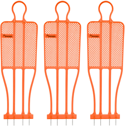 Precision mannequin d'entraînement football fluo orange senior - durable