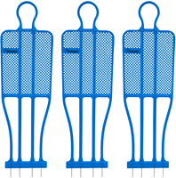 Precision mannequin d'entraînement football bleu senior - accessoire d'entraînement