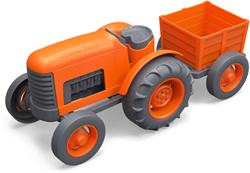 Green Toys Tracteur Orange