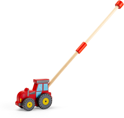 BigJigs tracteur jouet véhicule à pousser plastique coloré 3+ ans