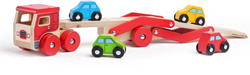 BigJigs camion transporteur de voitures en bois avec voitures