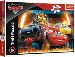 Trefl puzzle Disney Cars 3 - Course extrême 100 pièces carton