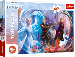 Trefl puzzle Disney La Reine des Neiges 2 - Magie de Frozen 100 pièces