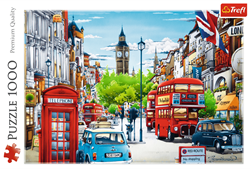 Trefl puzzle Londres - 1000 pièces puzzle ville Big Ben