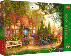Trefl puzzle 1000 pièces - Premium Plus Tea Time cottage au toit de chaume