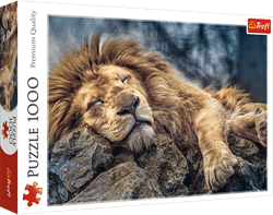 Trefl puzzle - 1000 pièces - lion endormi - puzzle adulte