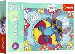 Trefl puzzle Lilo & Stitch vacances 30 pièces carton Disney enfants