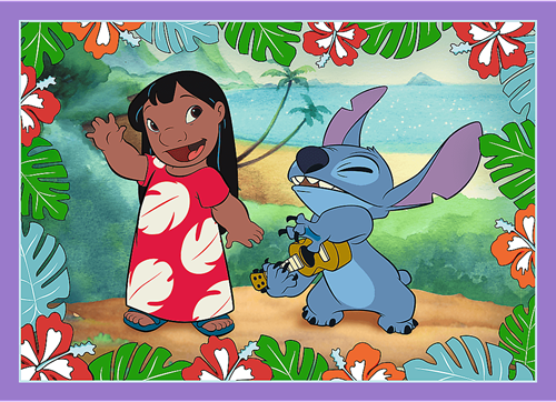 Trefl puzzle Lilo & Stitch 4 en 1 - Puzzle en carton Disney enfants-2
