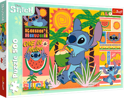 Trefl puzzle Disney Lilo & Stitch 500 pièces - puzzle vacances