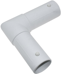 Precision pièce de rechange but de football plastique - angle inférieur blanc