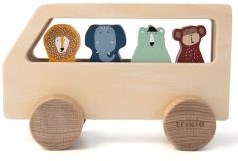 Trixie bus en bois avec animaux - jouet éducatif en bois FSC avec animaux