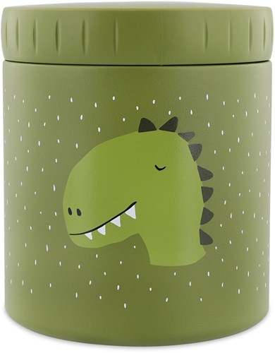 Trixie pot à lunch isotherme 500 ml - Mr. Dino - thermos enfant inox vert