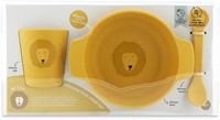 Trixie Siliconen Baby Eetset - Mr. Lion-2