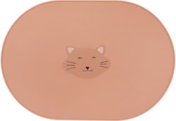 Trixie set de table en silicone Mrs. Cat - accessoire de table enfant multicolore