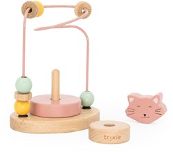 Trixie cadre à perles en bois - jouet éducatif Mrs. Cat - bois FSC