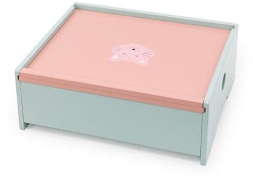 Trixie coiffeuse en bois - jouet éducatif - table de maquillage en bois - jeu d'imitation-2