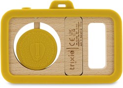 Trixie appareil photo bébé en bois avec silicone - Mr. Lion - jouet sensoriel