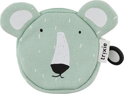 Trixie porte-monnaie - porte-monnaie enfant Mr. Polar Bear coton vert