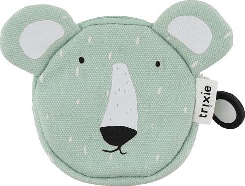 Trixie porte-monnaie - porte-monnaie enfant Mr. Polar Bear coton vert