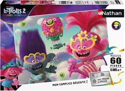 Nathan puzzle Trolls 2 - 60 pièces puzzle enfant coloré