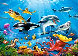 Castorland puzzle animaux Tropical Underwater World - 200 pièces